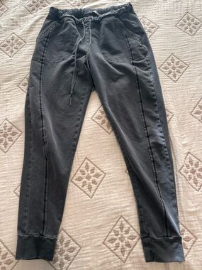 Charcoal Gray Drawstring Joggers
